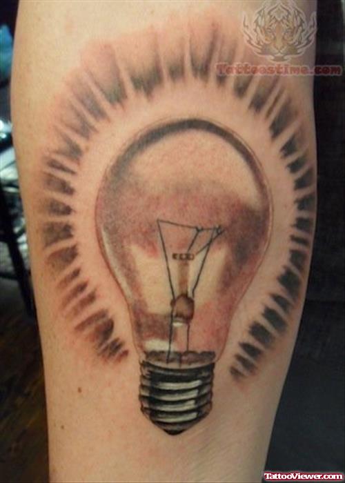Lighting Electric Bulb Tattoo