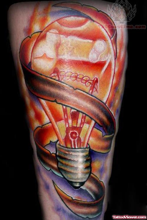 Lighting Bulb Tattoo Image