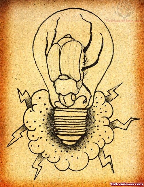 Tumblr Bulb Tattoo Design