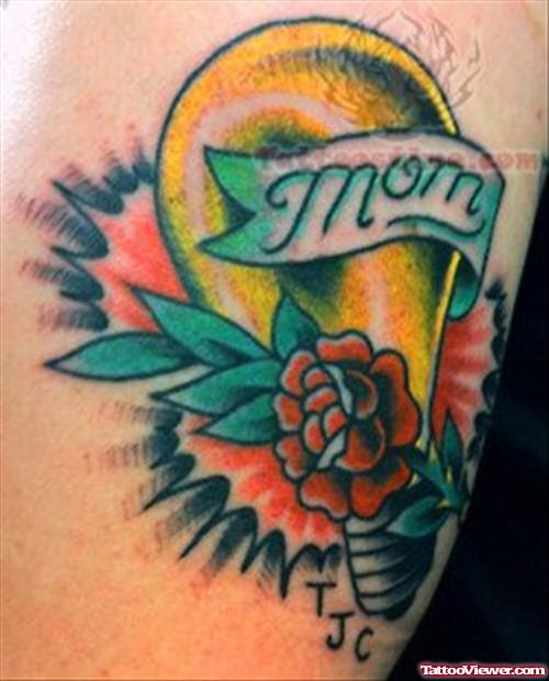 Memorial Rose And Bulb Tattoo