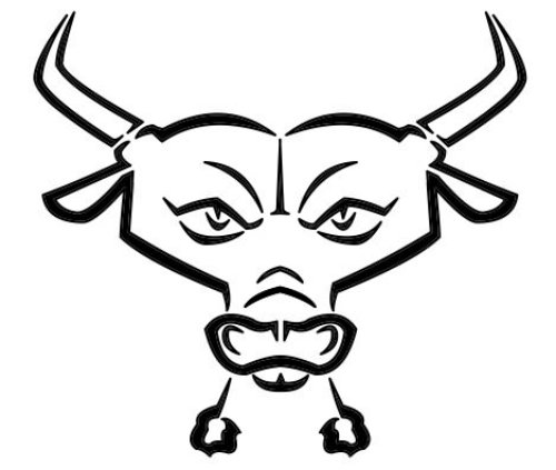Tribal Bull Tattoo Sample