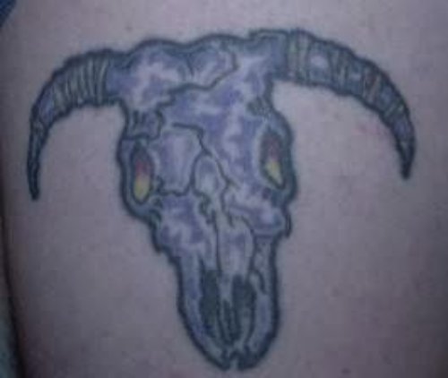 Bulls Skull Tattoo