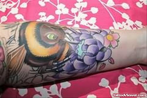 Queen Bumblebee Tattoo