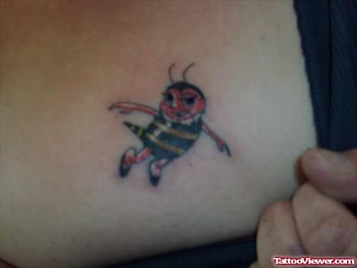Dancing Bumblebee Tattoo