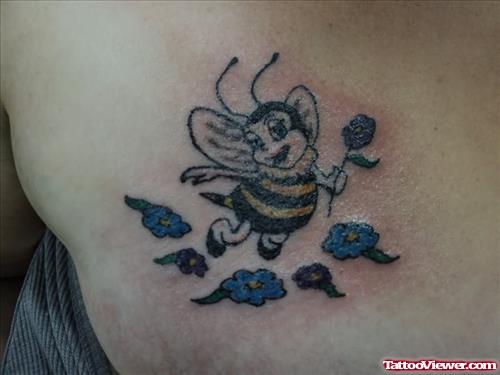 Bumble Bee Body Tattoo