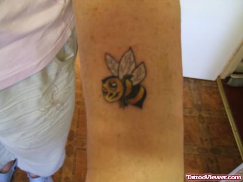 Bumble Bee Tattoo On Arm