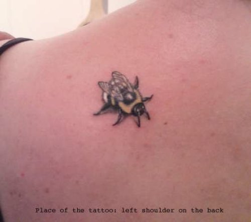 Bumblebee Tiny Tattoo