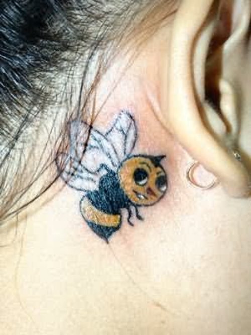 Impressive Bumblebee Tattoo