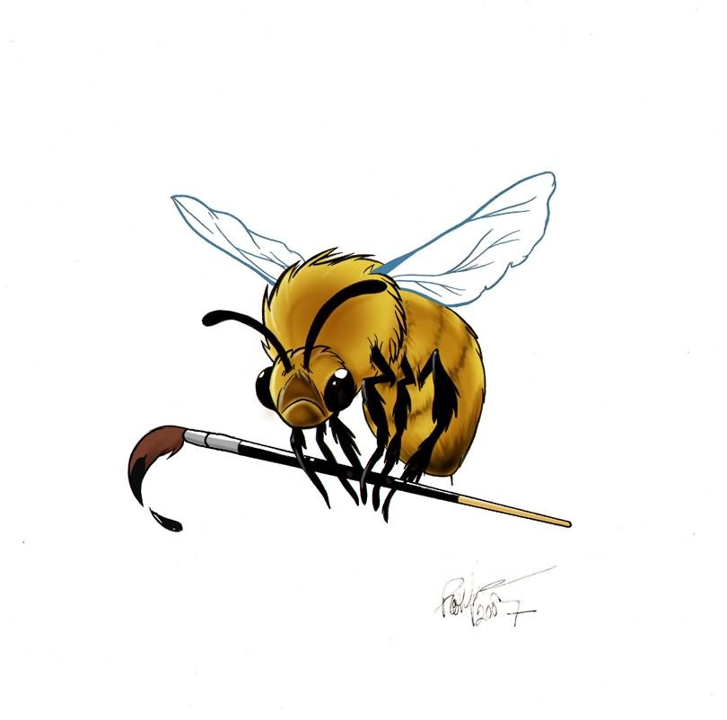 Bumblebee Tattoo Design