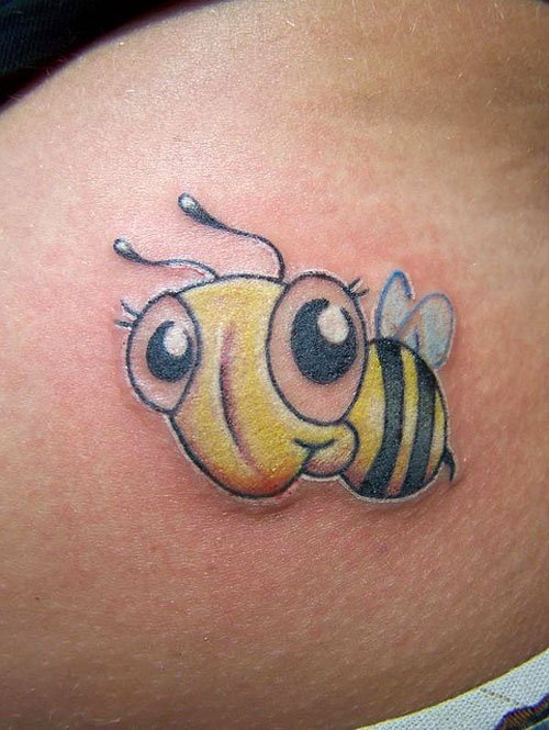 Cool Bumblebee Tattoo