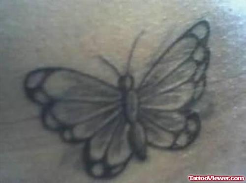 Elegant Butterfly Tattoo Art