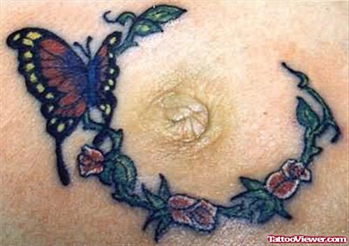 Sweet Butterfly Tattoo