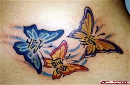 Lovely Butterflies Tattoos