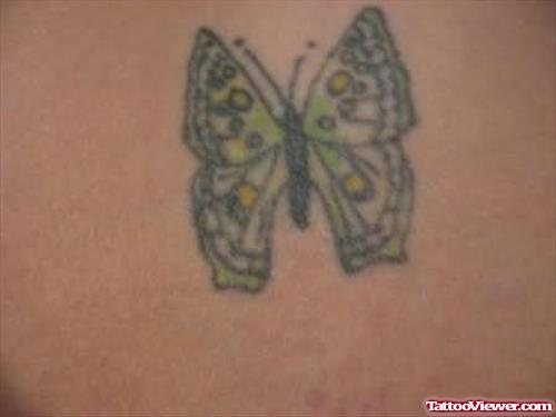 Green Butterfly Tattoo