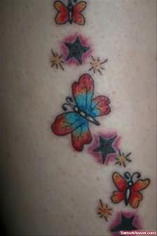 Cute Butterflies Tattoos