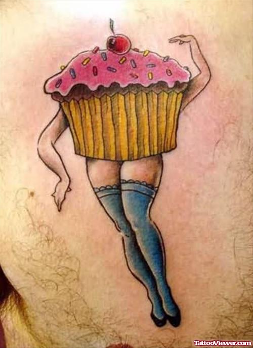 Cake Girl Tattoo