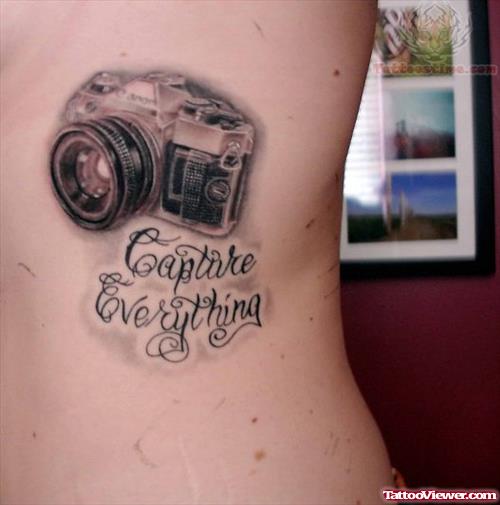 Capture Everything - Camera Tattoo