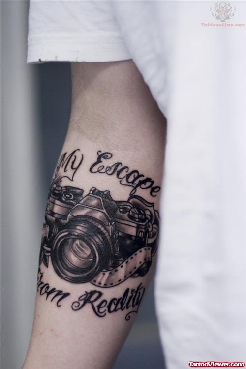 My Escape From Reality - Camera Tattoo