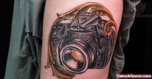 Nikon Memorial Camera Tattoo