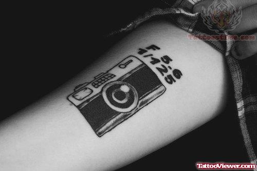 Camera Tattoo By Tattoostime
