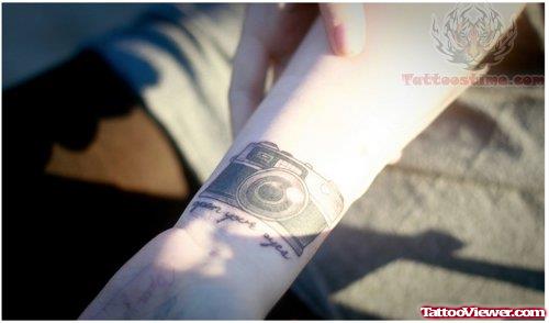 Open Your Eyes - Camera Tattoo