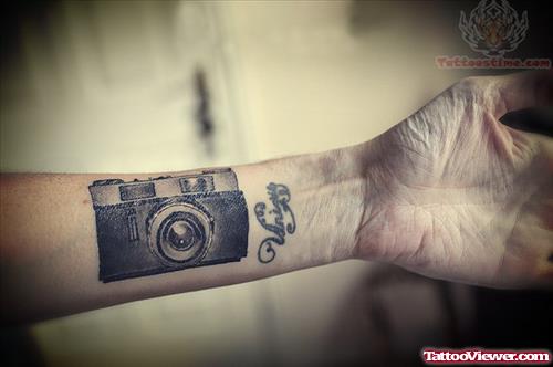 Photograph Camera Tattoo