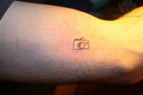 Tiny Camera Tattoo