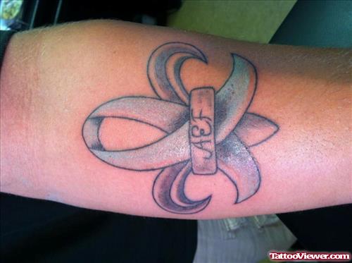Fleur De Lis Cancer Tattoo