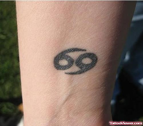 Nice Cancer Tattoo On Arm