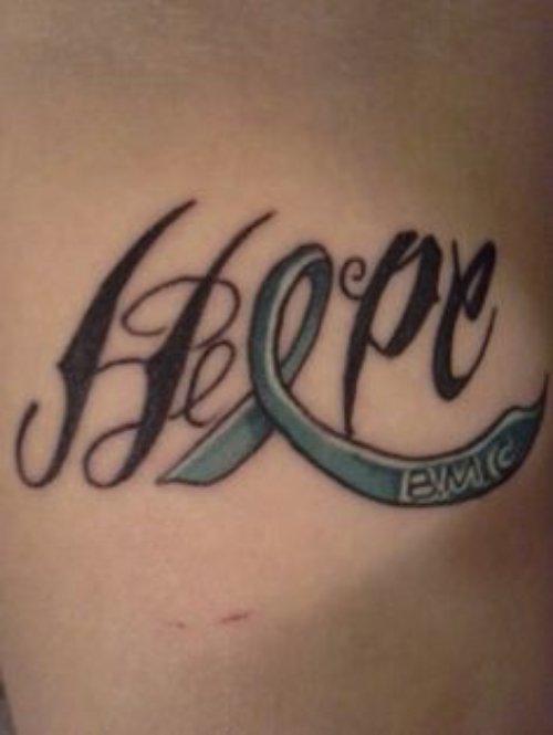 Hope Cancer Tattoo