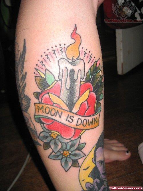 Moon Is Down - Candle Tattoo
