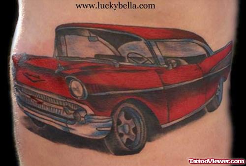 Red Car Tattoo