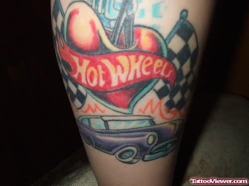Hot Wheels Car Tattoo