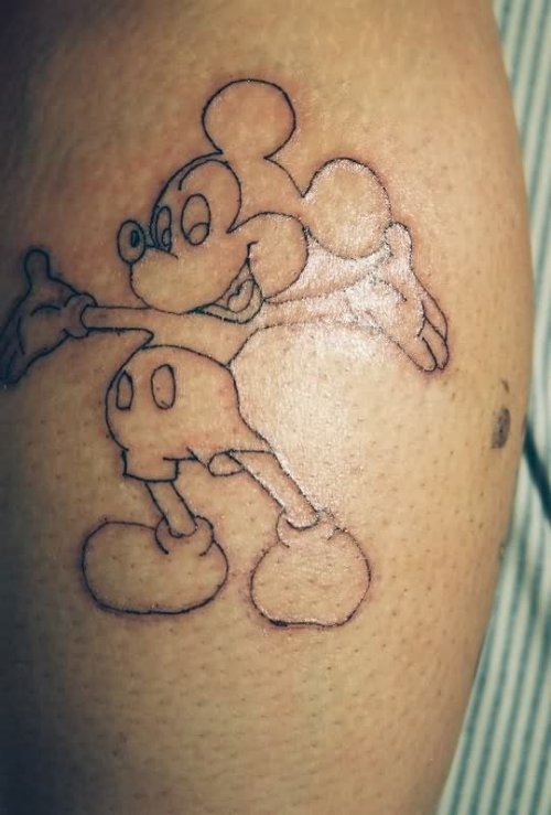 Mickey Mouse Tattoo Design