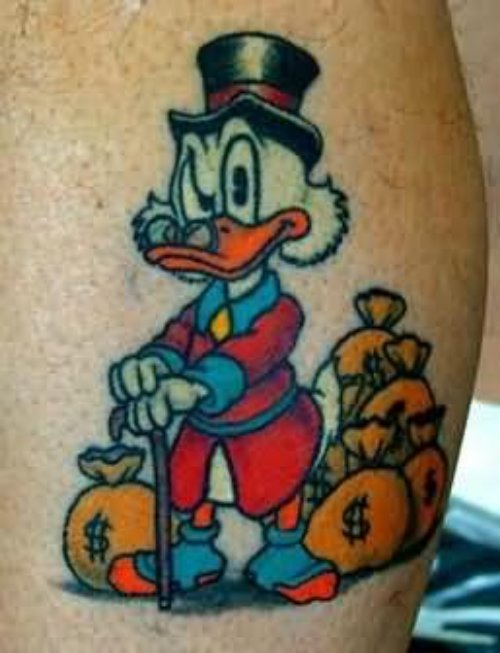 Duck - Cartoon Tattoo