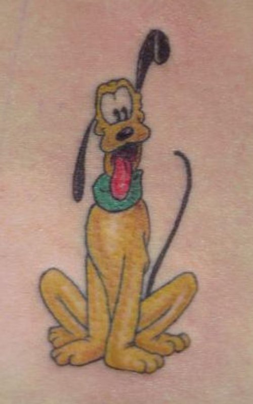 Disney Dog Cartoon Tattoo