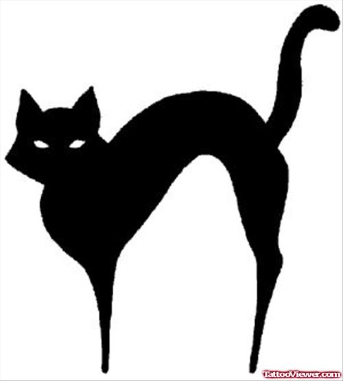 Imaginary Cat Tattoo Design