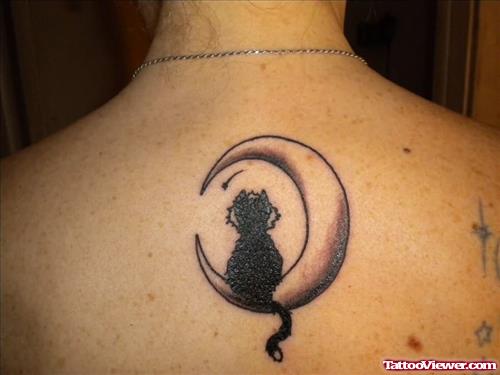 Moon Cat Tattoos