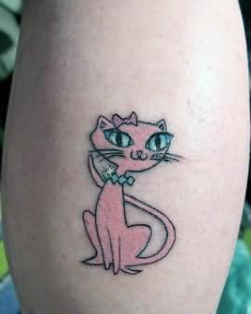 Small Size Kitty Tattoo