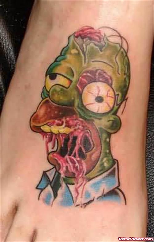 Simpson Zombie Tattoo