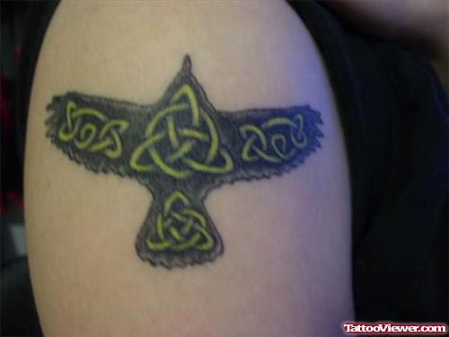 Celtic Flying Bird Tattoo