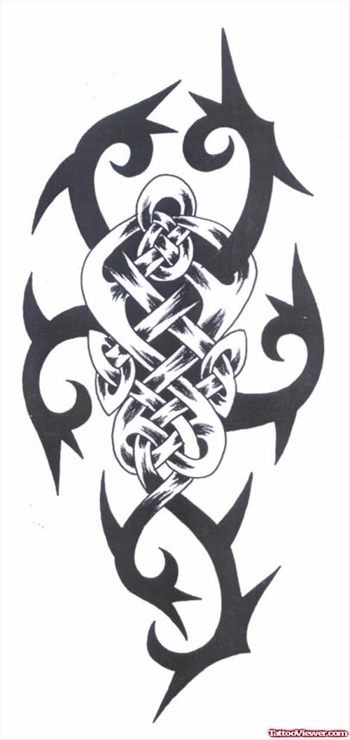 Tribal Celtic Body Tattoo Design