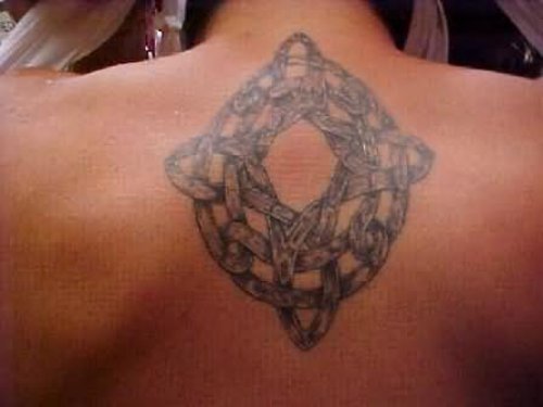 Celtic Rope Tattoo On Back