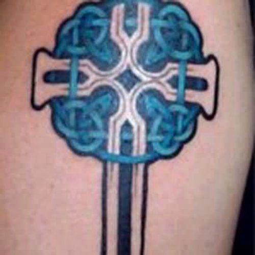 Celtic Blue Tattoo Design