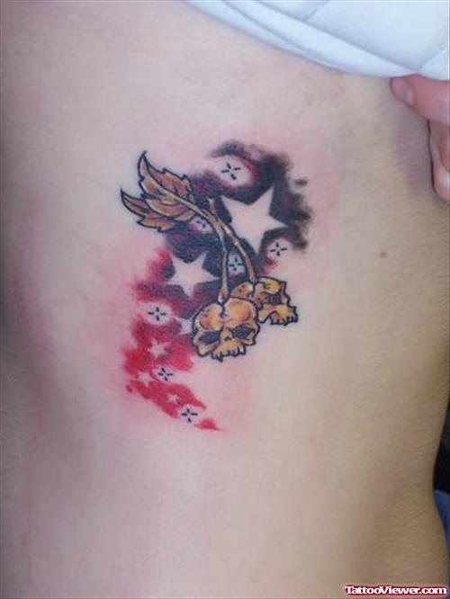 Cherry Blossom Tattoo On Body