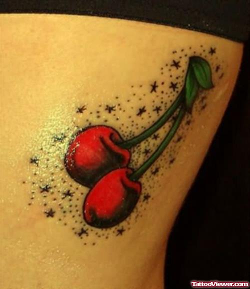 Red Cherry Tattoo