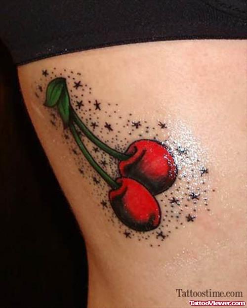 Cute Cherry Tattoos