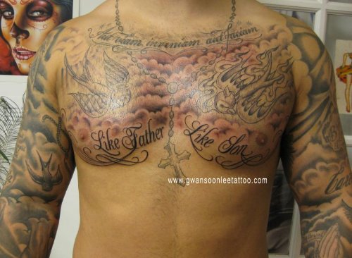 chest Tattoo Images  Designs  page 11
