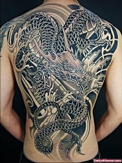 Free Chinese Tattoo On Back