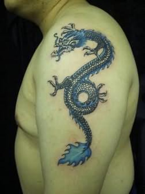Terrific Dragon Chinese Tattoo